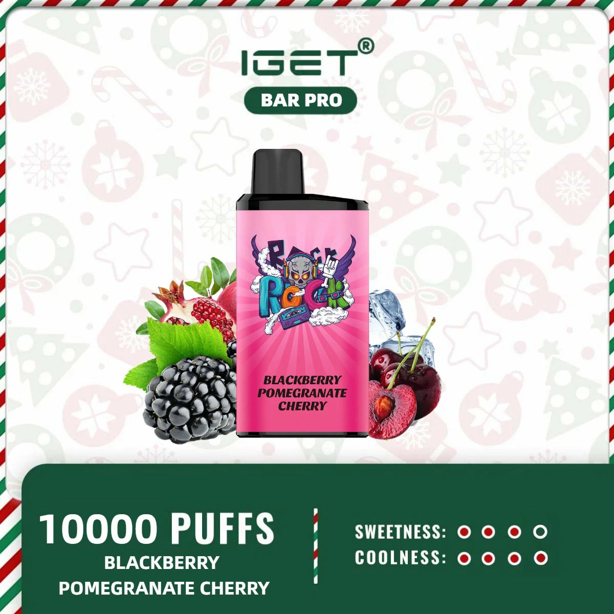 iget bar pro blackberry pomegranate cherry 10000 puffs iget bars australia36.webp