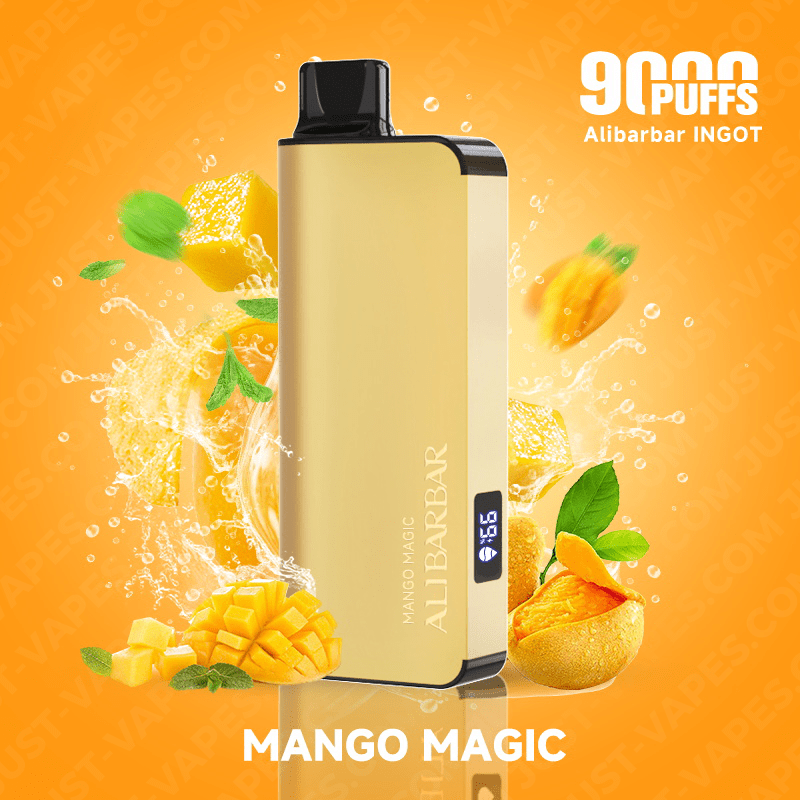 alibarbar vape 9000 mango magic ingot.png