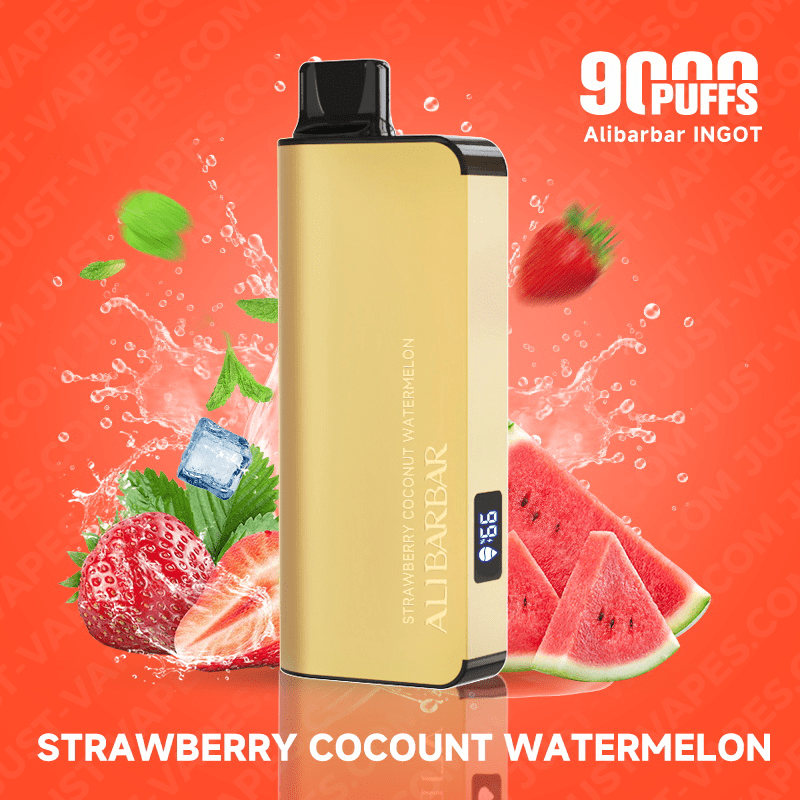 alibarbar vape 9000 strawberry coconut watermelon ingot.png