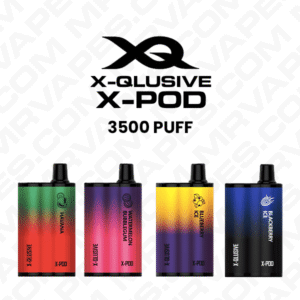 x qlusive x pod disposable vape 3500 puff 1.png